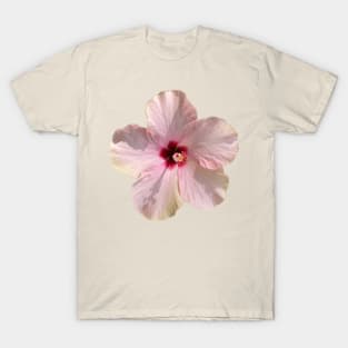 Hibiscus with Dark Pink Center T-Shirt